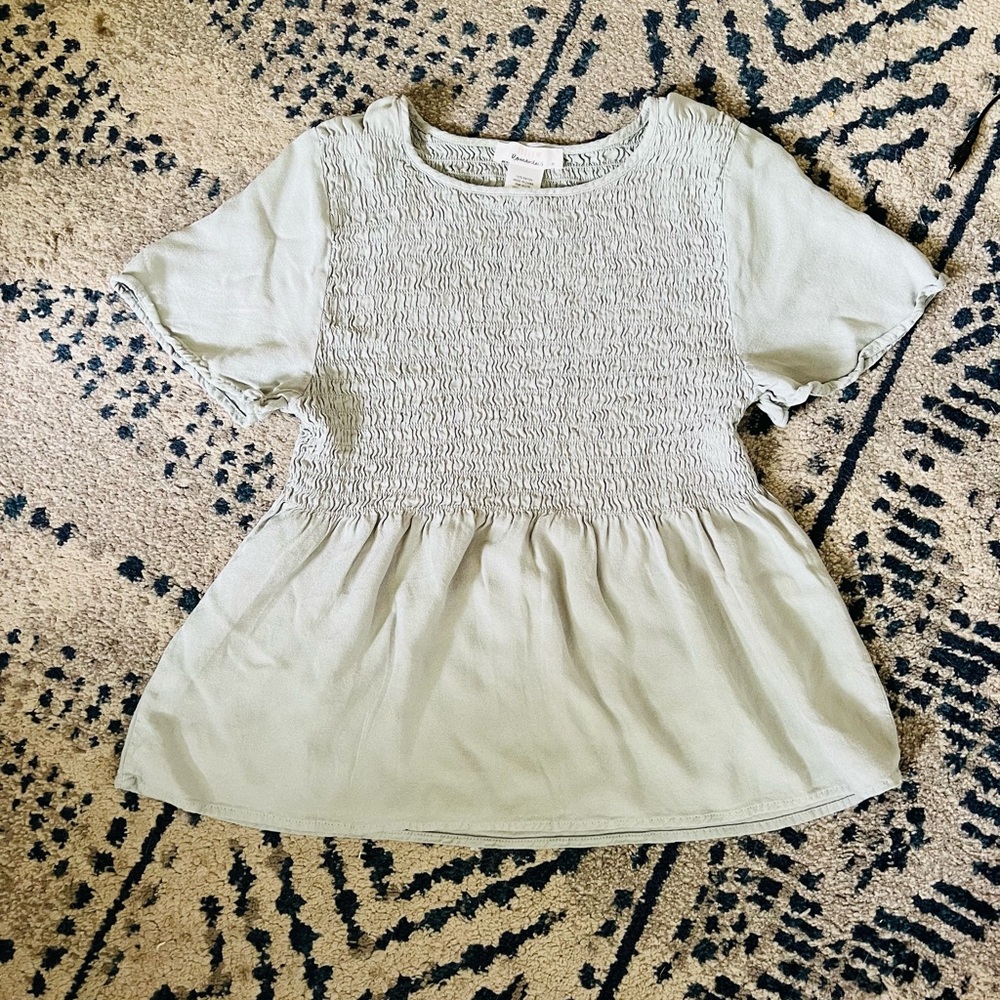 Light Green Babydoll Top